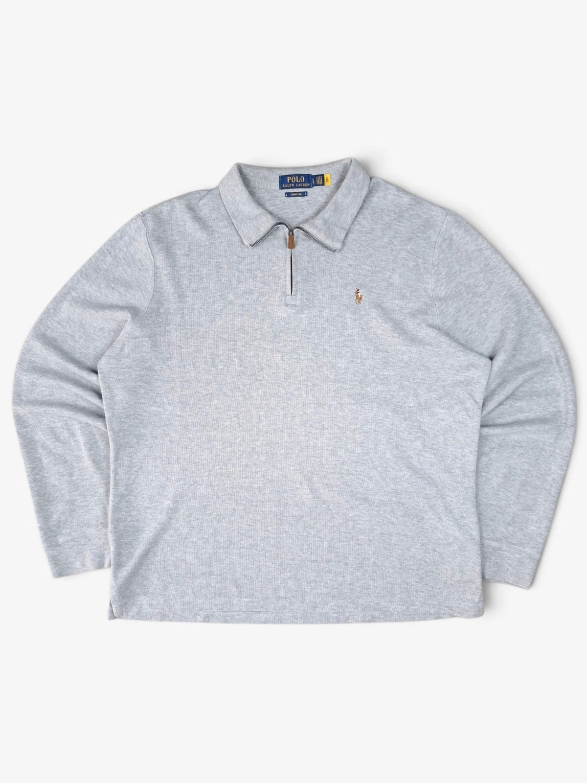 Ralph Lauren Grey Quarter Zip Sweater