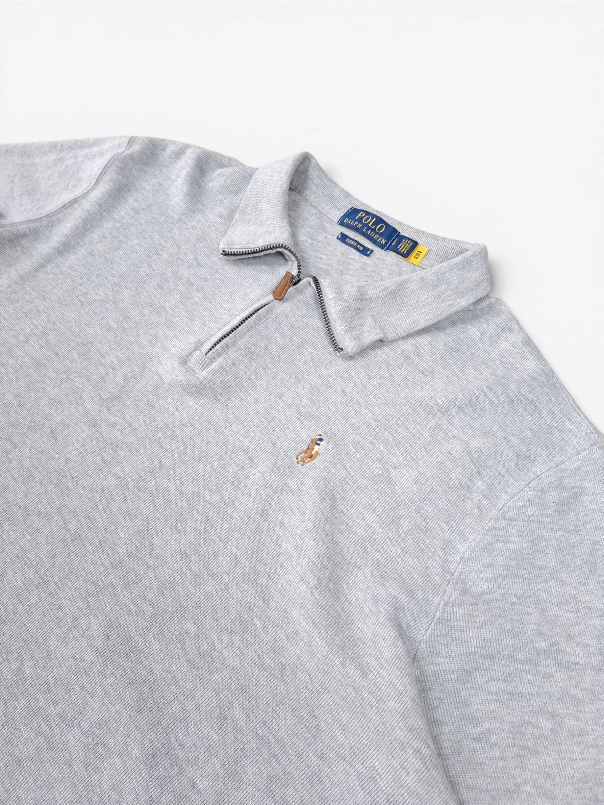 Ralph Lauren Grey Quarter Zip Sweater