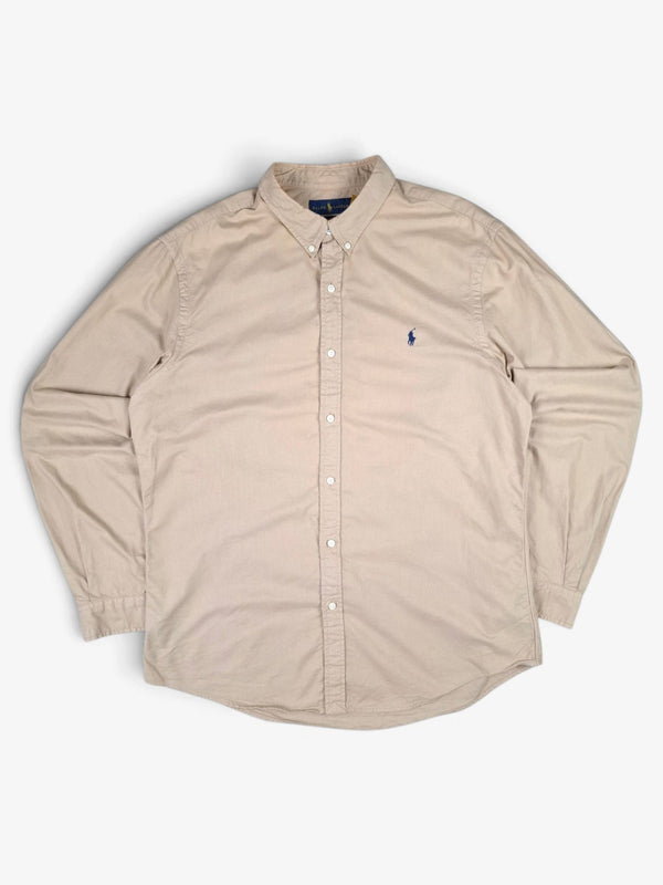 Ralph Lauren Beige Button-Down Shirt