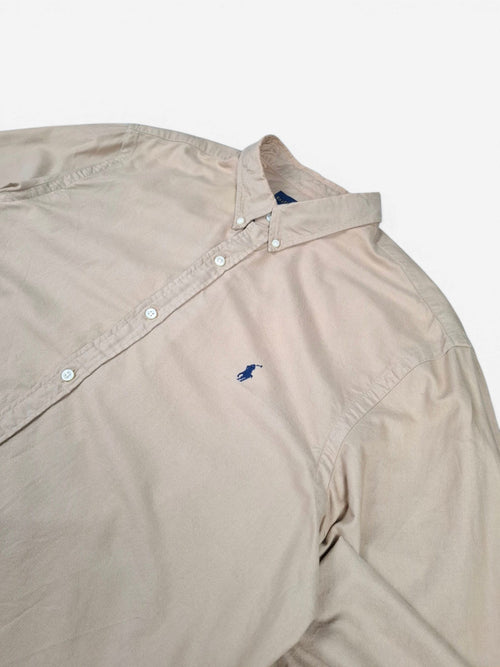 Ralph Lauren Beige Button-Down Shirt