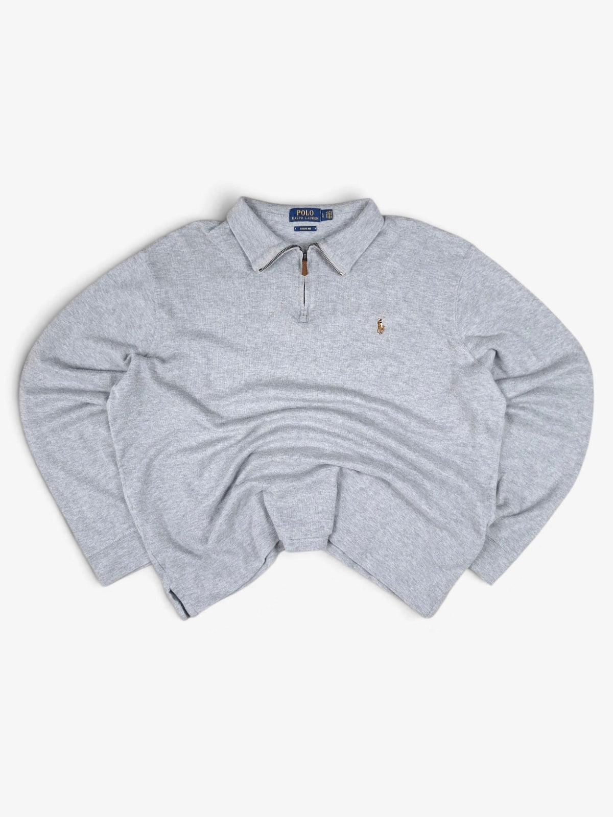 Vintage Ralph Lauren Quarter Zip Sweater front view
