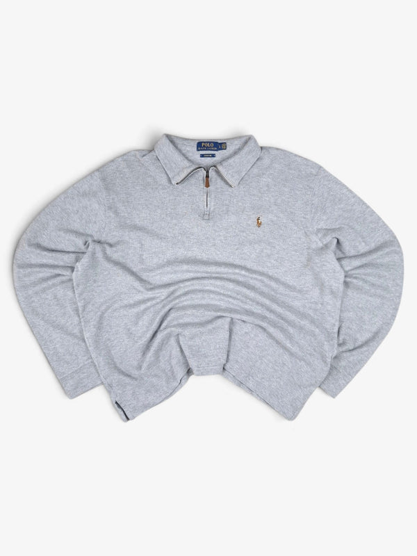 Ralph Lauren Grey Quarter Zip Sweater