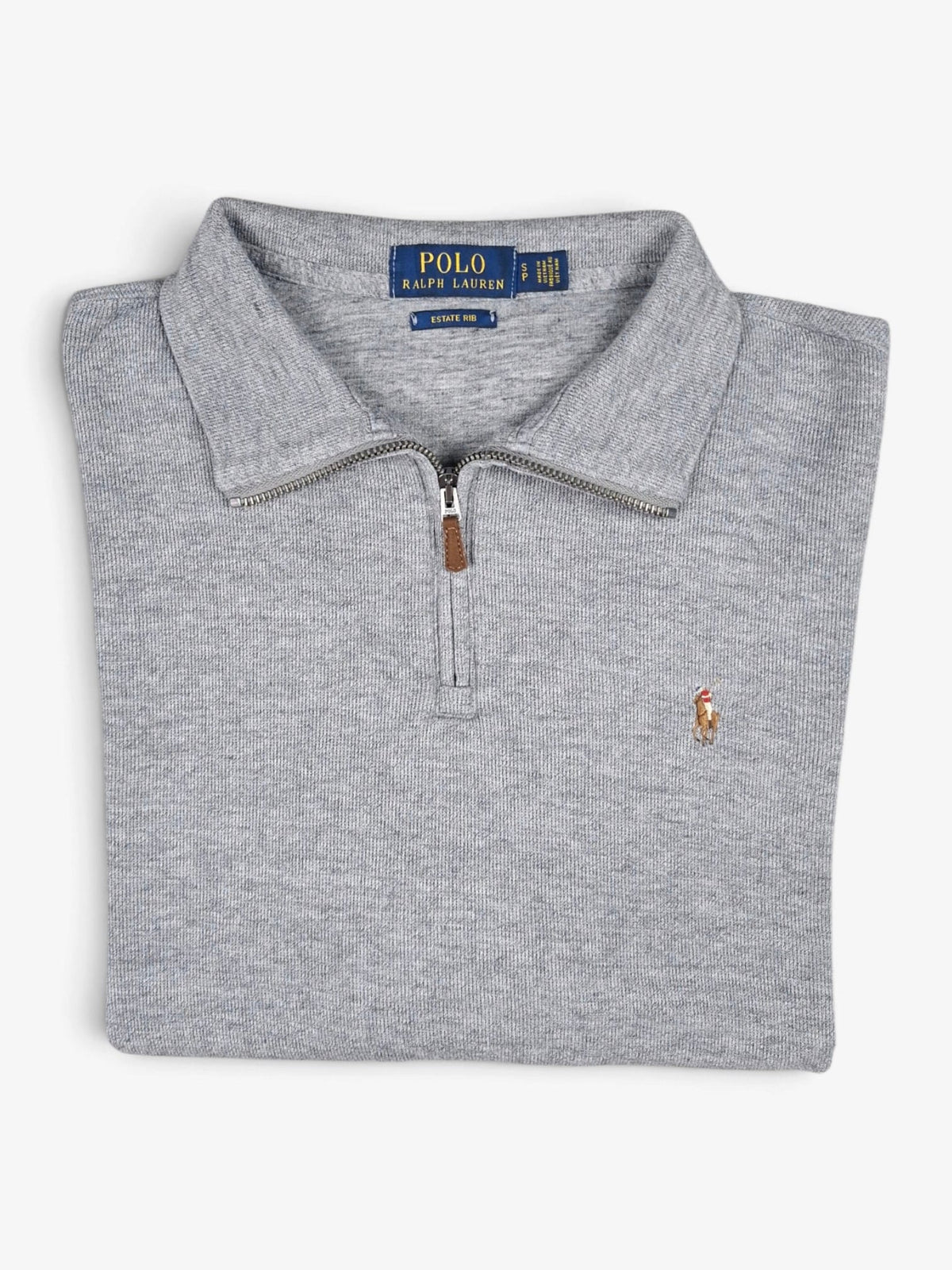 Ralph Lauren Grey Quarter Zip Sweater