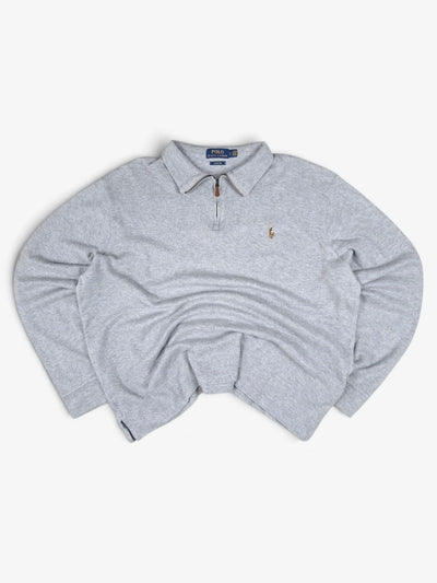 Ralph Lauren Grey Quarter Zip Sweater