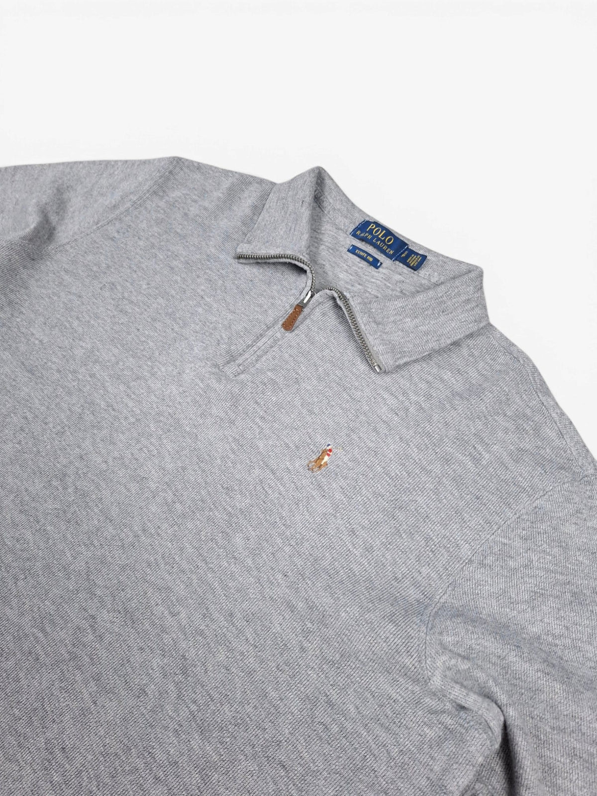 Ralph Lauren Grey Quarter Zip Sweater