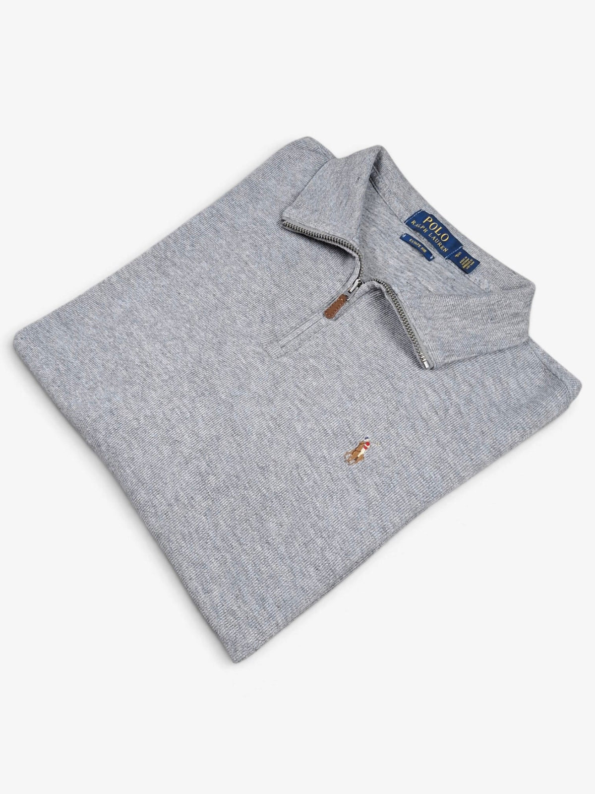 Ralph Lauren Grey Quarter Zip Sweater