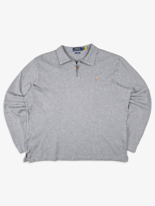 Ralph Lauren Grey Quarter Zip Sweater