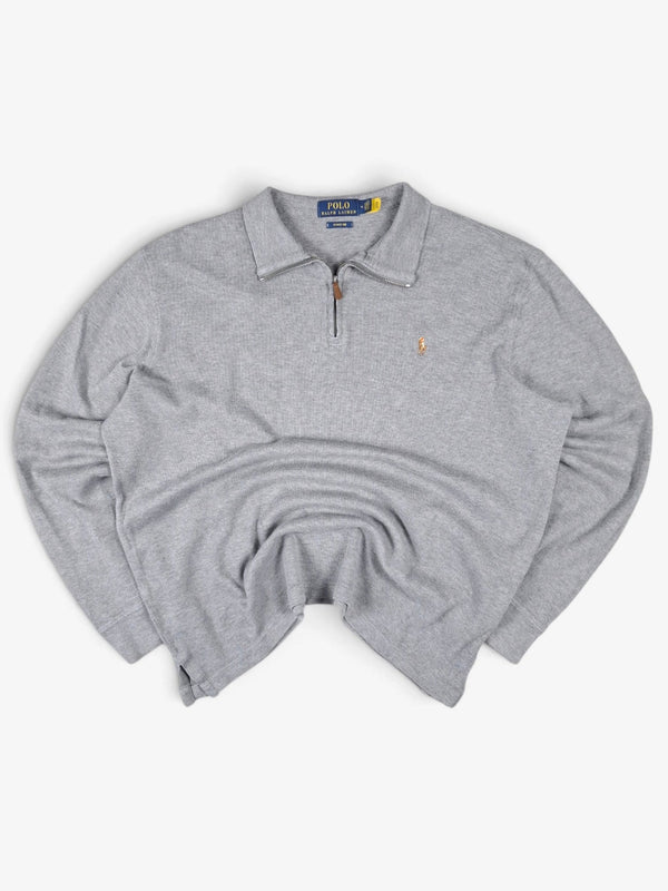 Ralph Lauren Grey Quarter Zip Sweater