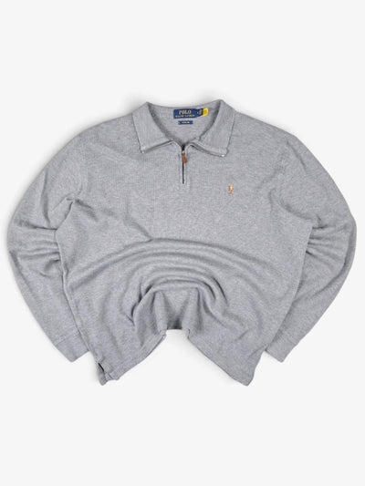 Ralph Lauren Grey Quarter Zip Sweater