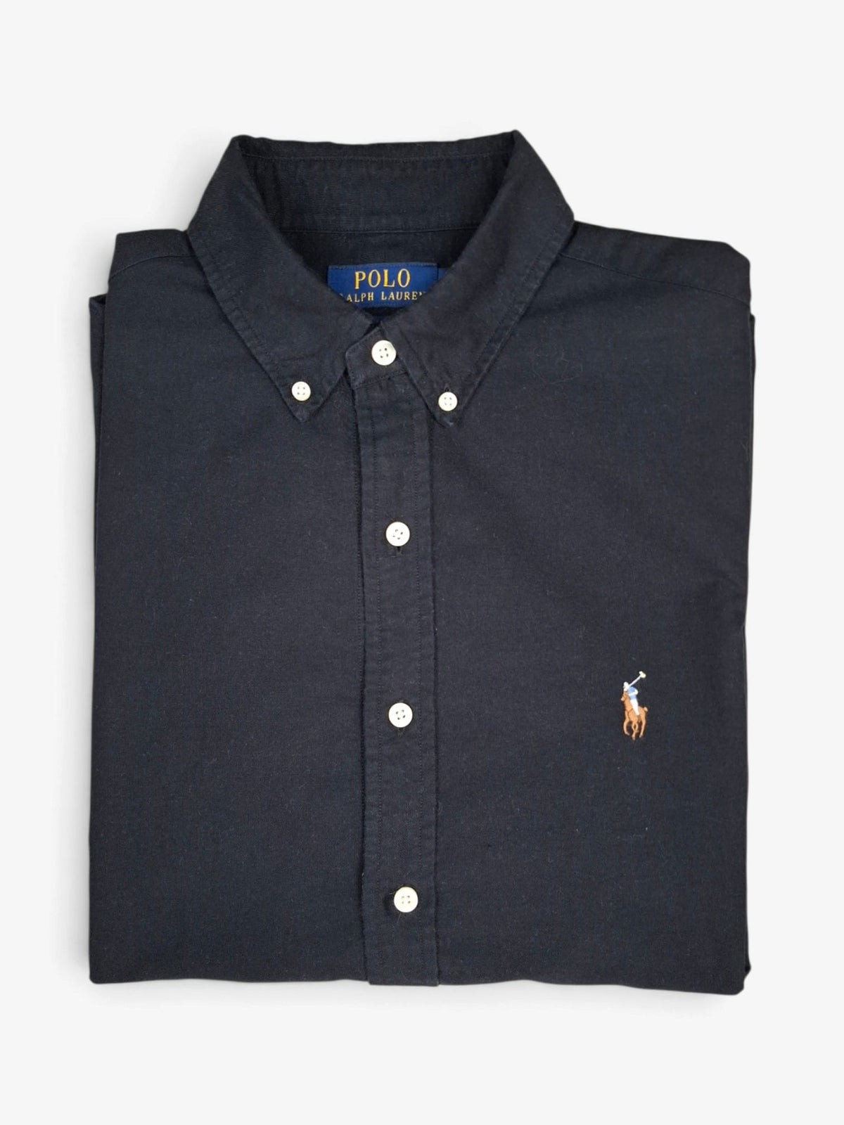 Ralph Lauren Black Button-Down Shirt