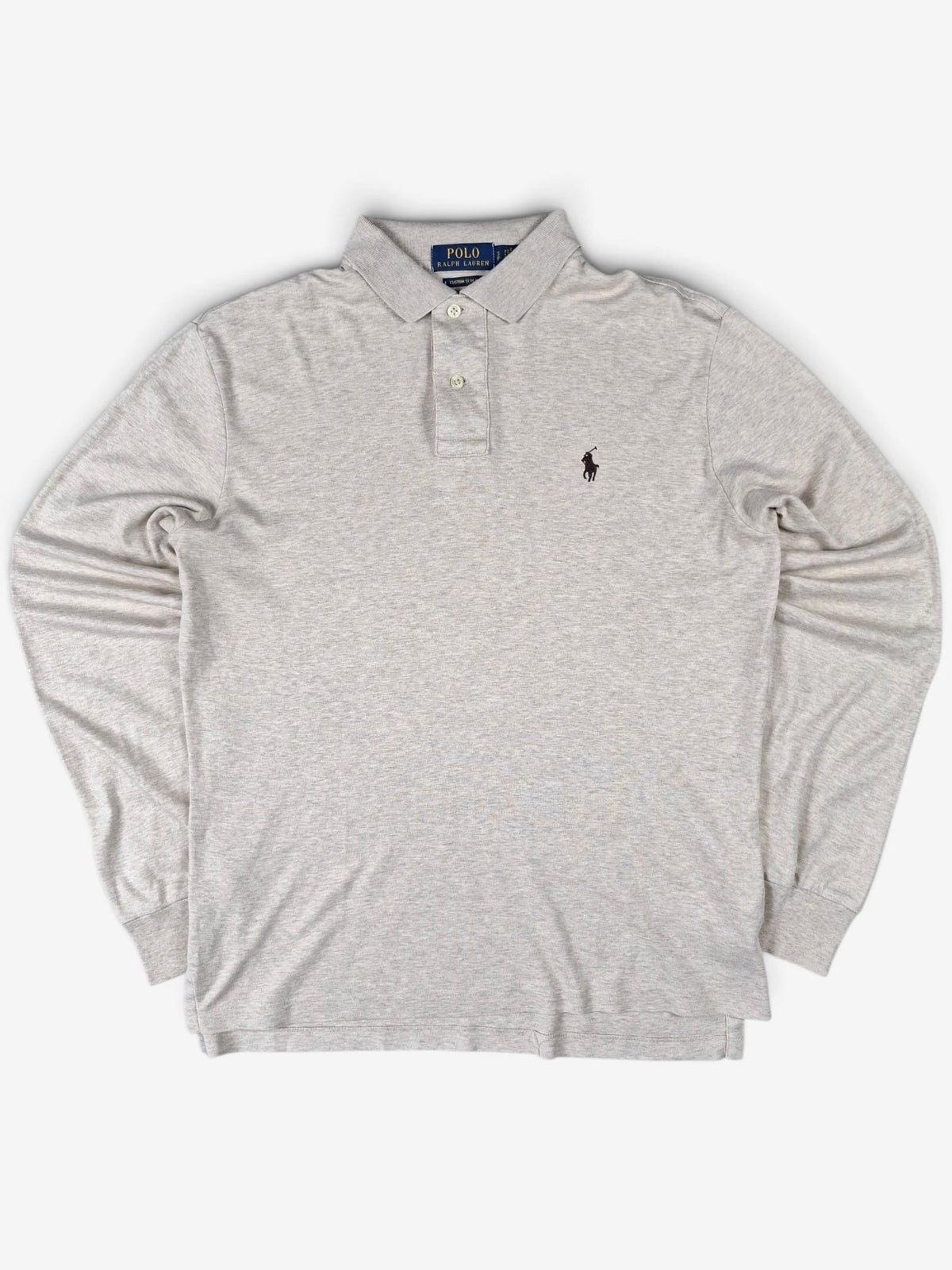 Vintage Ralph Lauren Longsleeve Polo Shirt front view
