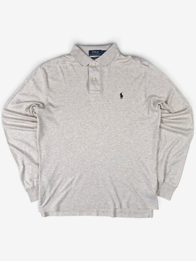 Ralph Lauren Beige Longsleeve Polo Shirt