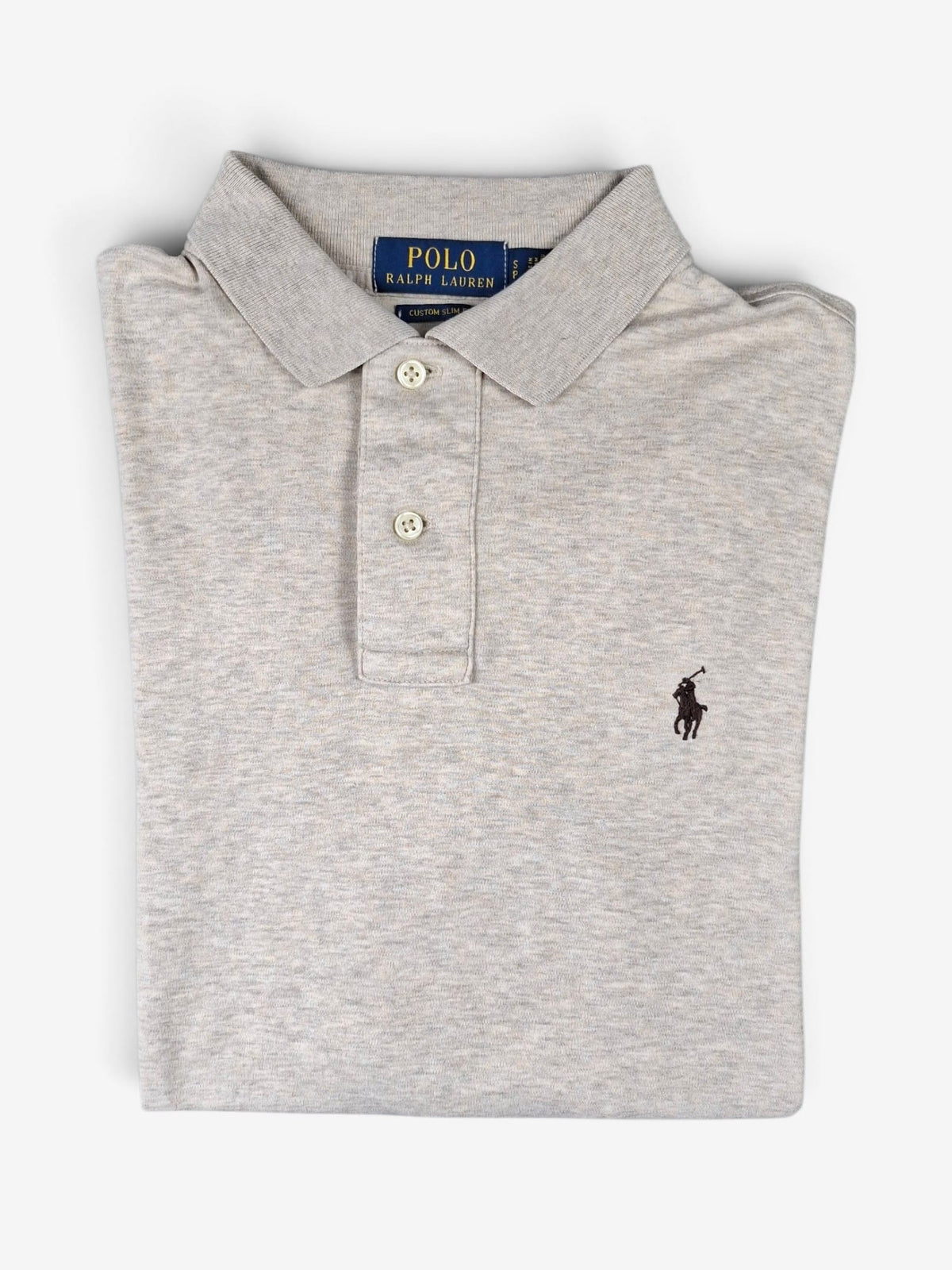 Ralph Lauren Beige Longsleeve Polo Shirt
